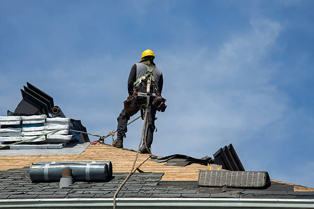 Professional Roofing technician working in West New York, NJ